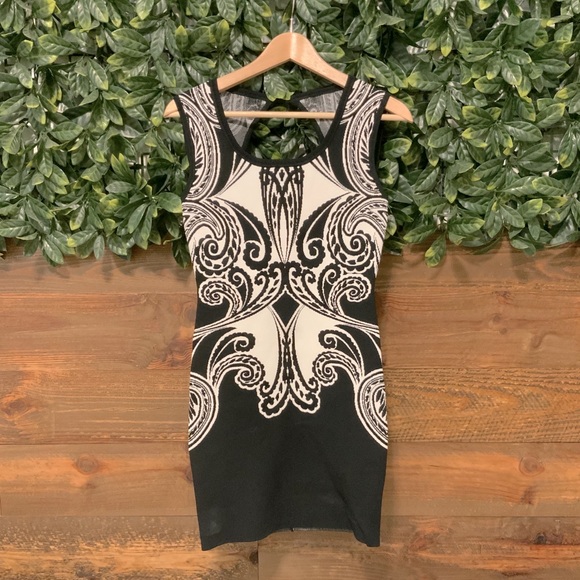 GUESS Patterned Bandage Dress - Small (like new) - Picture 1 of 11